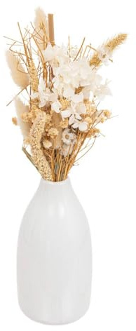 Atmosphera - Composition Fleurs séchées h25cm avec Vase