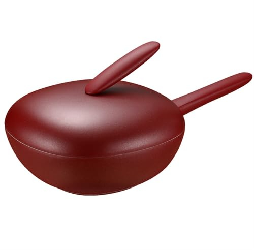 FEBSDHSMI Nonstick Deep Frying Pan, Large Skillet Pan, Non Stick Saute Pan with Lid, Cooking Pan with Handle