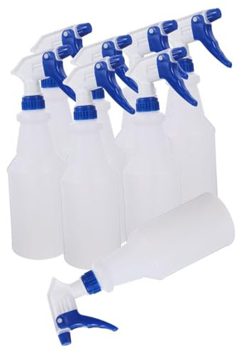 WOONEKY Botella Rociadora Pequeña De 750 Ml Pulverizador De Niebla Botella De Plástico A Prueba De Fugas Para Riego Reutilizable Para Limpieza De Peluquería De Boquilla Aleatorios