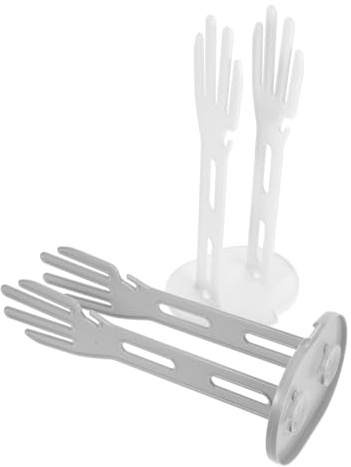 BESTYASH 2pcs Glove Rag Hanger Kitchen Storage Rack Drying Base for Wet Gloves and Towels Worktop for Kitchen and Bathroom Use