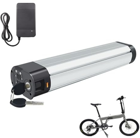 HJGHY 350mm,36V 14Ah, Batería de Litio integrada de 36 V, 10,4 Ah y 14 Ah para Bicicletas eléctricas Plegables de 36 V, baterías para Bicicletas eléctricas de 50 W a 500 W.