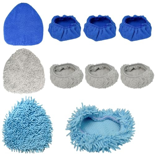 10 Pcs Car Window Cleaner, Car Window Interior Cleaner Wipes, Multifunctional Window Cleaner, Microfibre Wiper Cleaning Tool, Microfibre Pads for Windscreen