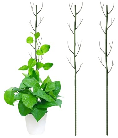 Tuteurs de Support pour - Lot de 3 colonnes de Jardin empilables pour Croissance Verticale, 2026 - pour d'intérieur et d'extérieur - Support Monstera empilable - Piquet de Vigne pour