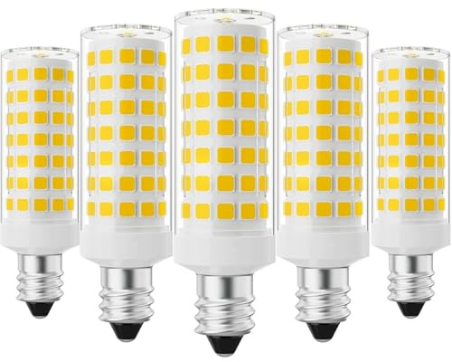IXMLDAXD lámparas LED, Bombilla LED E11 de 10 W, equivalente a 100, paquete 5, ángulo haz 360°, 220-240 V, regulable, 1000 lm(Cool White)