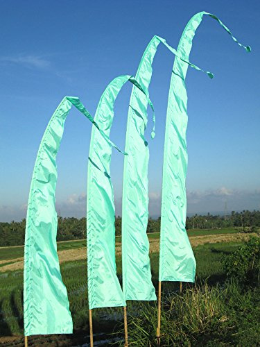 Bali-Fahne, Polyester, türkis, 5 Meter