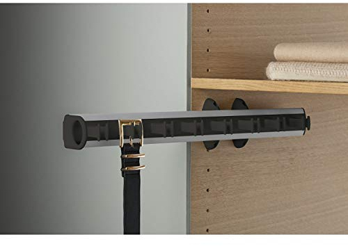 Gürtelhalter ausziehbar Modell M,505x82x85mm,Aluminium/Kunststoff schwarz