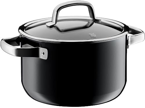 WMF 05.1433.5290 Olla para carne (20 cm), color negro, Acero Inoxidable 18/8