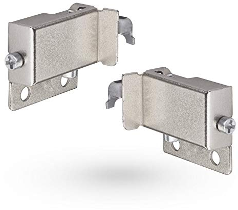 SOTECH 5 Paires de Ferrure de Suspension d'Armoires Hautes/Capacité de Charge 200kg / Modèle Tout-Métal/Réglage 3D