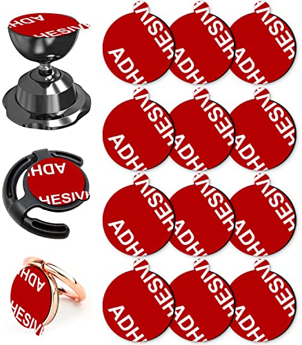 3M VHB Klebepads, AZXYI 12 Stück doppelseitige Aufkleber, , kompatibel mit Sockel-Halterung, rundes 3M-Klebeband für Auto, magnetische Telefonhalterung und Telefonring-Halterung.