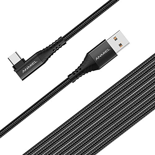 Kompatibel mit Oculus Quest 2 Link-Kabel 3M,Schnelles Aufladen und Hochgeschwindigkeits-Datenübertragung Geflochtenes USB3.0-A-zu-Typ-C-Kabel für Samsung S10,Oculus Quest/Quest 2 Link Steam VR