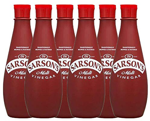 Sarson's malt-vinäger – plastflaska, 300 ml (förpackning med 6)