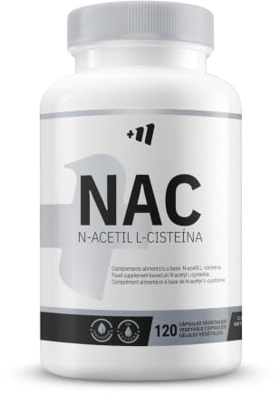 MASmusculo - N-Acetil L-Cisteína - 300 mg - 120 Cápsulas - Bote 4 Meses - Antioxidante - Fortalece el Sistema Inmunológico - Agente Mucolítico - NAC