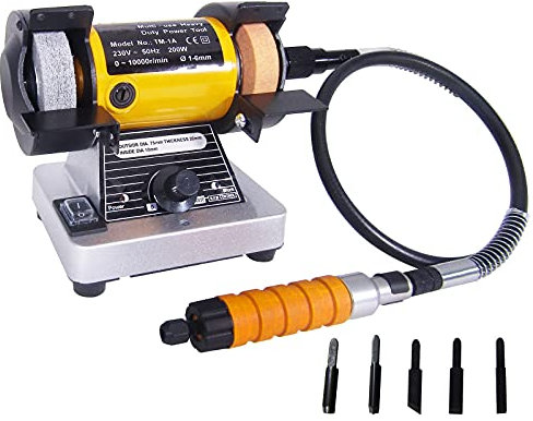 Mini Scalpello Elettrico Strumento per Intaglio del Legno Elettrico Lucidatrice per Intaglio del Legno Set di Scalpelli per La Lavorazione del Legno
