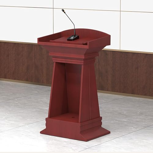 Rednerpult Auf Tisch, Lesepult Stehpult Holz, Rednerpult Podien avec Surface De Lecture InclinéE, Kirche Stehpult avec Espace De Stockage à 2 Niveaux