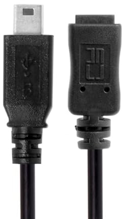 xiwai Mini B USB 5Pin Male to Female Extension Cable Straight Type B Charger Cord 50cm for GPS Camera