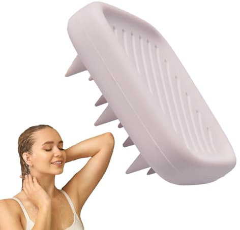 Wpsagek Head Massager Comb,2 in 1 Wet Dry Hair Brush Detangler and Bath Brushes - Silicone Shower and Bath Brushes, Soft Hair Comb, Home Must Have for Men, Women, Kids