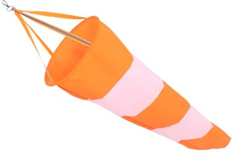 CAXUSD Wasserdichter Windsock Mit Reflektierendem Gürtel Zur Windrichtungsanzeige Outdoor-Sock Für Garten Und Flughafen Für Und Sichtbarkeit Bei Nacht