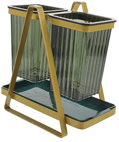 PHENOFICE Besteckhalter Mit Deckel Für Küche Und Tisch Kompakter Besteckabtropfhalter Aus Stabilem Material Besteckhalter Für Täglichen Gebrauch Multifunktions-löffelhalter Zur