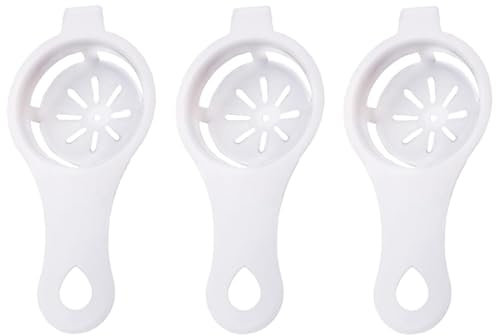 WeddHuis 3 Piezas Separador de Huevo, Separador de Yema, Separador de Clara de Huevo, Separador de Clara, Separador de Huevo