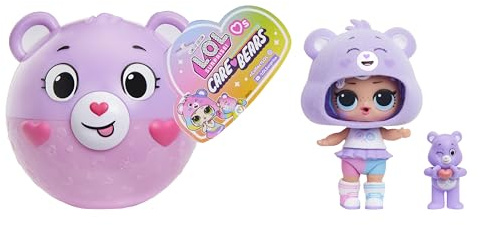 L.O.L. Surprise! Loves Care Bears Tots - Includes 1 Doll, Comes with Fashions and Accessories, Care Bear-Shaped Ball, Blind Packaging, Collect All 6 Dolls, Purple