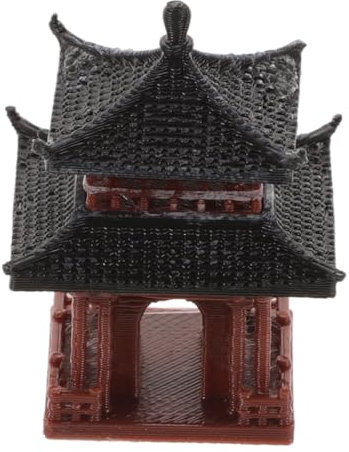 BESPORTBLE Statua Del Padiglione in Miniatura Cinese Piccolo Padiglione Per Bonsai Micro Paesaggio Decorazione Paesaggio Da Per Acquario