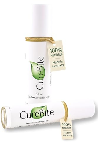 CureBite Mückenstich-Stift, pflanzliche Hilfe bei Insektenstichen, 2x10 ml