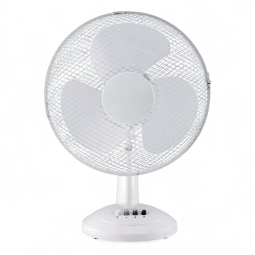 Briconess.com Ventilatore da Tavolo in Resina con 3 velocità e Diametro 40 cm