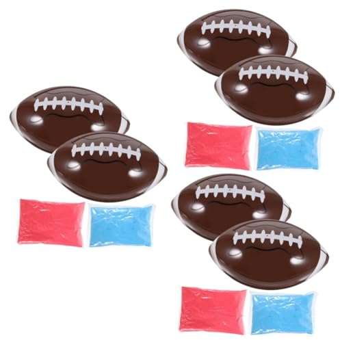 Cabilock 3 Set Palloni Da Rugby Per Gender Reveal Con Polvere Colorata Per Feste Compleanno E Decorazioni Vivaci Per Speciali 2 Pezzi * 3