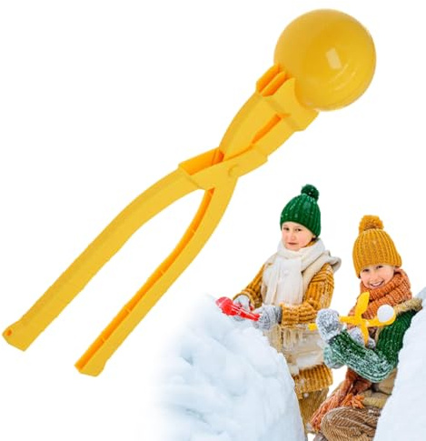 Snow Ball Clip | Tjockna snöleksaker för barn och vuxna | Hållbart Snnow Ball Maker Tool | Outdoor Winter Play Equipment | Enkel grepp snöbollform för Snoow -spel och aktiviteter