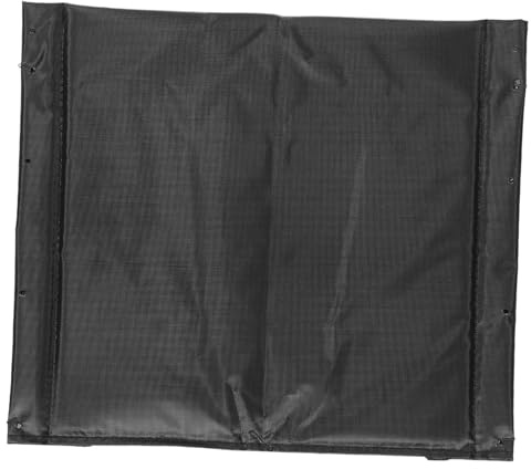 TOBBOMEY Cojín para Antideslizante de Oxford Asiento Acolchado Transpirable y Resistente Funda Desmontable y Lavable Cómodo para Uso Prolongado Color Sólido Negro