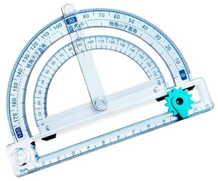 Goniometro Versatile Con Righello Misurazione E Rotondo Per Architetti E Ingegneri Modello Tecnico Multiuso