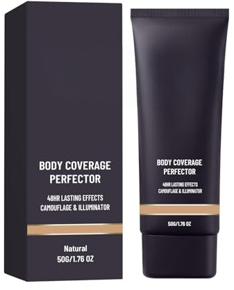 Crema correttiva corpo ad alta copertura – illuminatore di tinta – lunga tenuta resistente all'acqua – 50 g