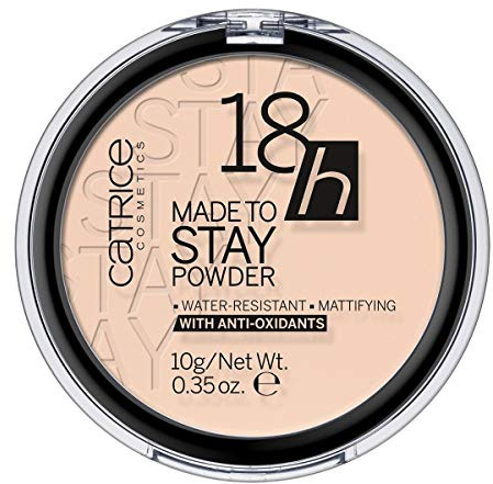 Catrice - Polvos compactos 18h Made To Stay Powder - 005 Ivory beige