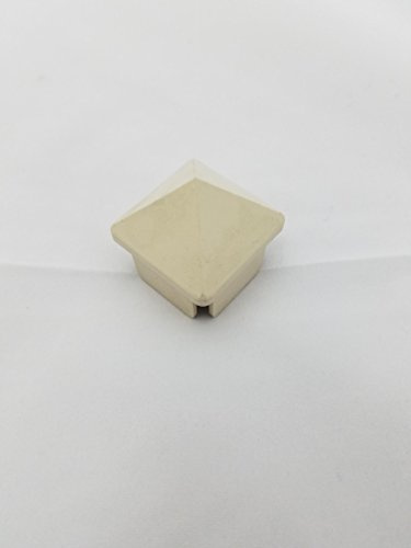 Vinyl Fence Sharp Picket Cap (Box of 20) (1.5x1.5, Almond)