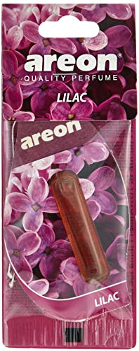 Areon Liquid Car Perfume Air Freshener Lilac Flower Scent Hanging Pendant Long Lasting Home 3D 5 ml Pack of 1