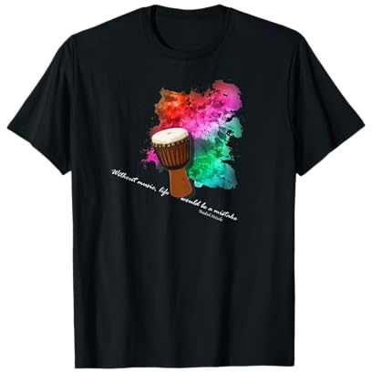 Djembe T-shirt Trommel Gruppen T-Shirt