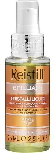 Reistill Brilliant Plus Serum – Leichtes Haarserum für gesündere, seidigere, glattere und glänzende Locken – Haarserum mit Arganöl und Vitamin E – Serum für alle Haartypen – 75 ml