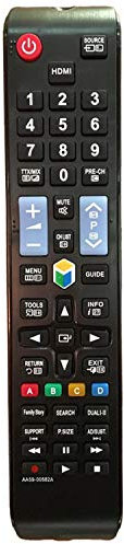 Reemplazo Mando AA59-00582A AA59-00581A para Samsung Smart TV - No Requiere Configuración - Reemplazado Mando TV Samsung Smart TV BN59-01198Q AA59-00580A AA59-00638A