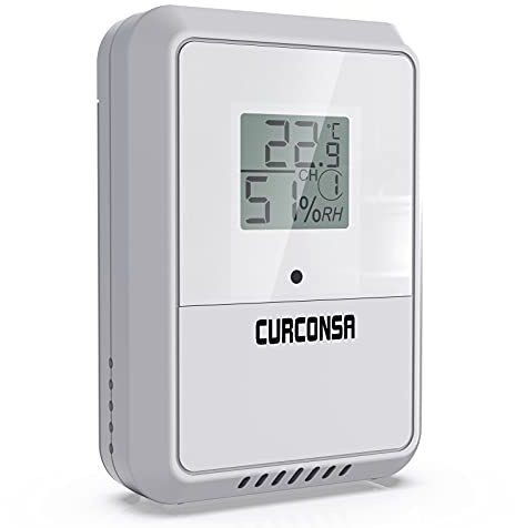 Indoor & Outdoor Temperature and Humidity Sensor, FT016TH Wireless Thermo-Hygrometer for Weather Stations.