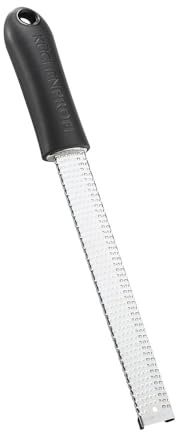 KÜCHENPROFI Zester-Reibe MASTER GRIP, ultrascharfe fotogeätzte Klingen | Zitronenreibe, Ingwerreibe, Parmesanreibe, rostfreier Edelstahl, ergonomischer Soft-Touch-Griff, rutschfeste Füße