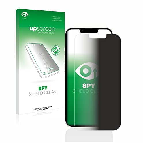 upscreen Blickschutzfolie für Apple iPhone 13 | Anti-Spy Displayschutz Made in Germany Privacy Screen Protector Sichtschutz Blaulichtfilter Klare Folie