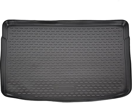 J&J AUTOMOTIVE Kofferraumwanne passend für Volkswagen Golf 7 Sportsvan ab 2014, 3D TPE Allwetter mit hohem Rand Passform rutschfest Geruchsneutral Schwarz