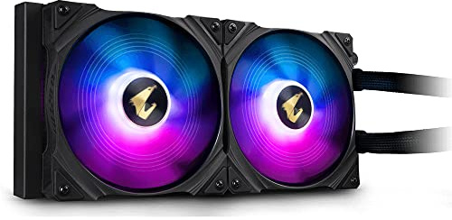 Gigabyte AORUS WATERFORCE 280 Prozessor-Flüssigkeitskühlsystem Kühlergröße: mm für: LGA1156 LGA1366 LGA1155 LGA2011 LGA1150 LGA1151 AM4 LGA2066 TR4 sTRX4 LGA1200 LGA1152 LGA1700 140