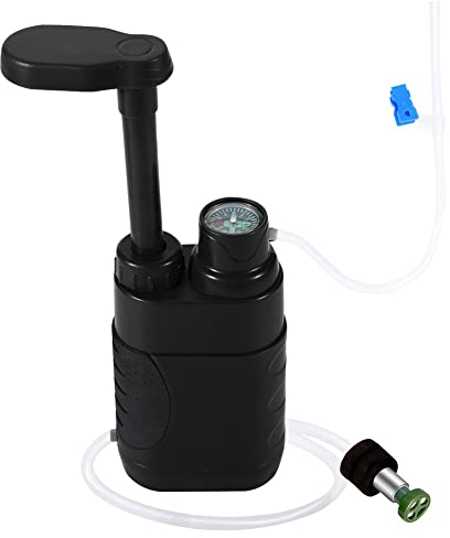 Filtre à eau d'extérieur - 5000 l - Portable - Pour le camping - Pour la randonnée, les voyages - Prêt à l'emploi