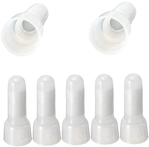 Mobestech 100 Stück 16-14 Awg Crimpkappen Mit Geschlossenem Ende Kabelverbinder Für Elektroinstallationen Drahtverbinder Wiederverwendbare Klemmen Einfache Installation