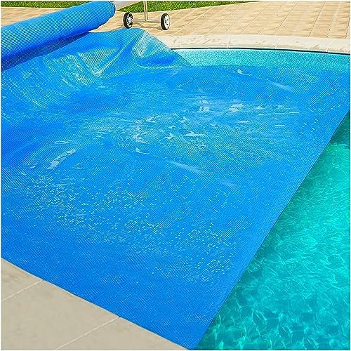 AviiSo Film Isolation Thermique Bâche à Bulles Bulle de 400 microns Film Flottant pour Chauffe-Piscine pour piscines Hors Sol/piscines enterrées (Size : 4.5m x 10m (15ftx33ft))