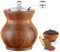 Set macina pepe manuale in legno a manovella con macinino regolabile per spezie, goditi il tuo miglior pepe macinato fresco sale marino e varie spezie