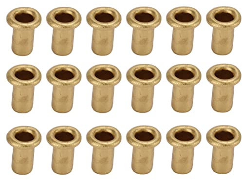 500 Stück Nieten, Ledernieten-Set, Nieten für Leder, Dekorative Messing-Hohlnieten, Ledernieten und Druckknöpfe für Lederhandwerk, Kleidung, Schuhe, Lederstiefel, Taschen, Dekoration(2,5x11x3,8mm)