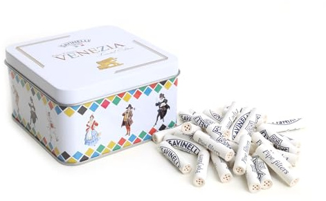 Filtri pipa carbone attivo Savinelli - Limited Edition Venezia 2025 (9mm, 100 pezzi)