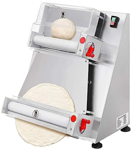 Electric Pizza Dough Roller Sheeter, Commercial 600W Automatic Dough Press Machine | 30/40 Electric Pizza Press for Rolling Pizza and Various Dough Cake - Quick 5s Dough Press